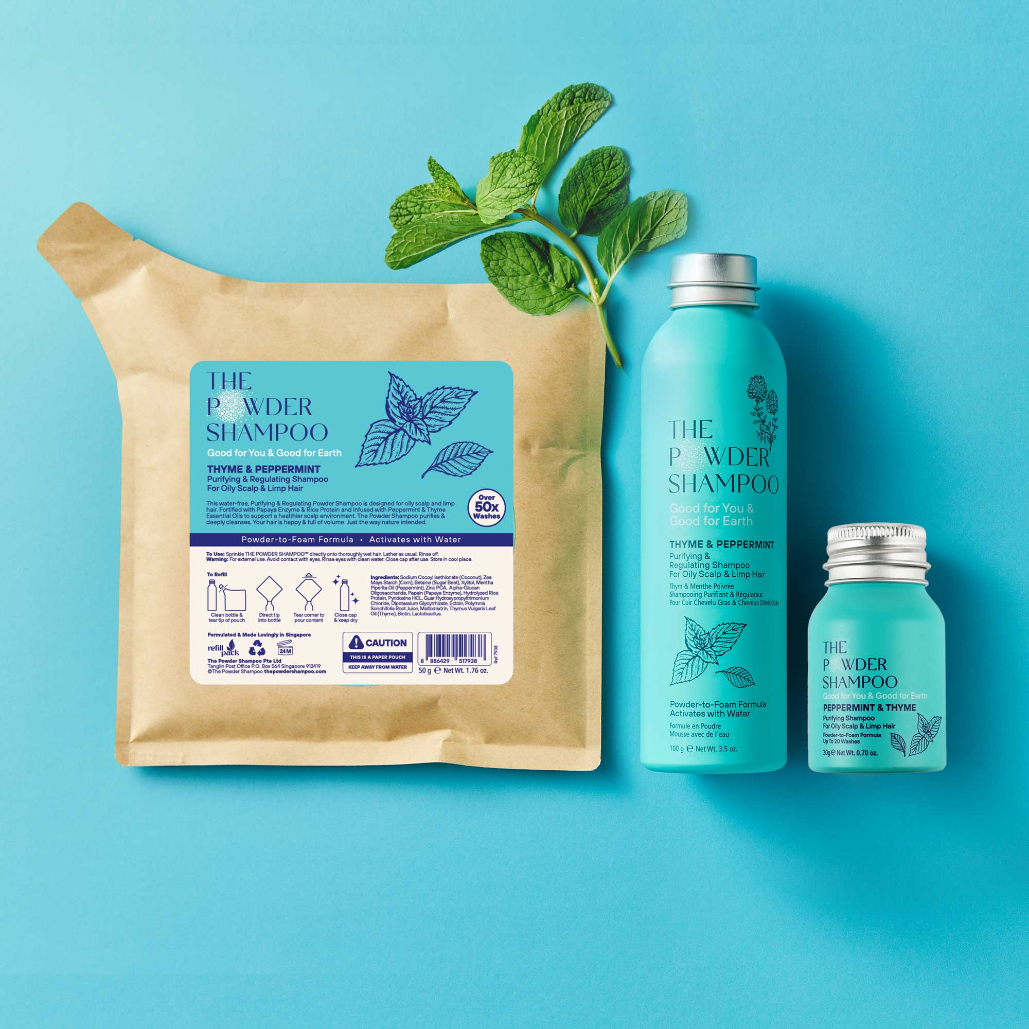 Purifying Powder Shampoo (Refill pack)