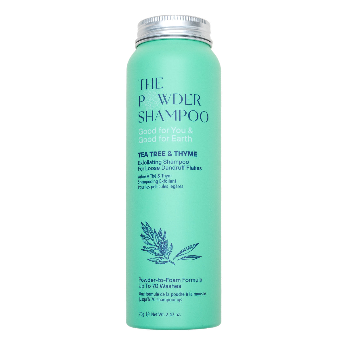 Exfoliating Powder Shampoo For Anti-Dandruff Scalp (70g)