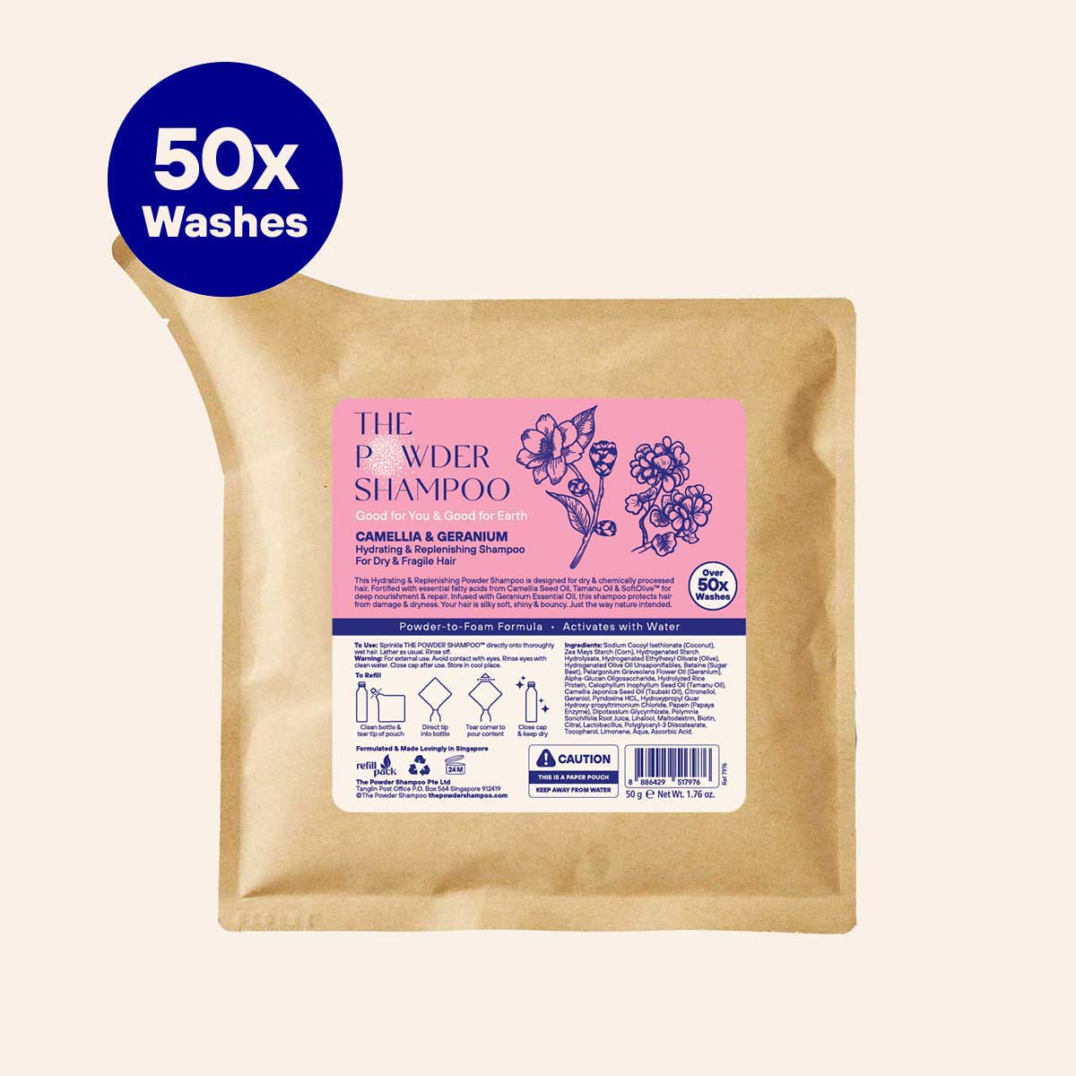 Hydrating Powder Shampoo (Refill pack)