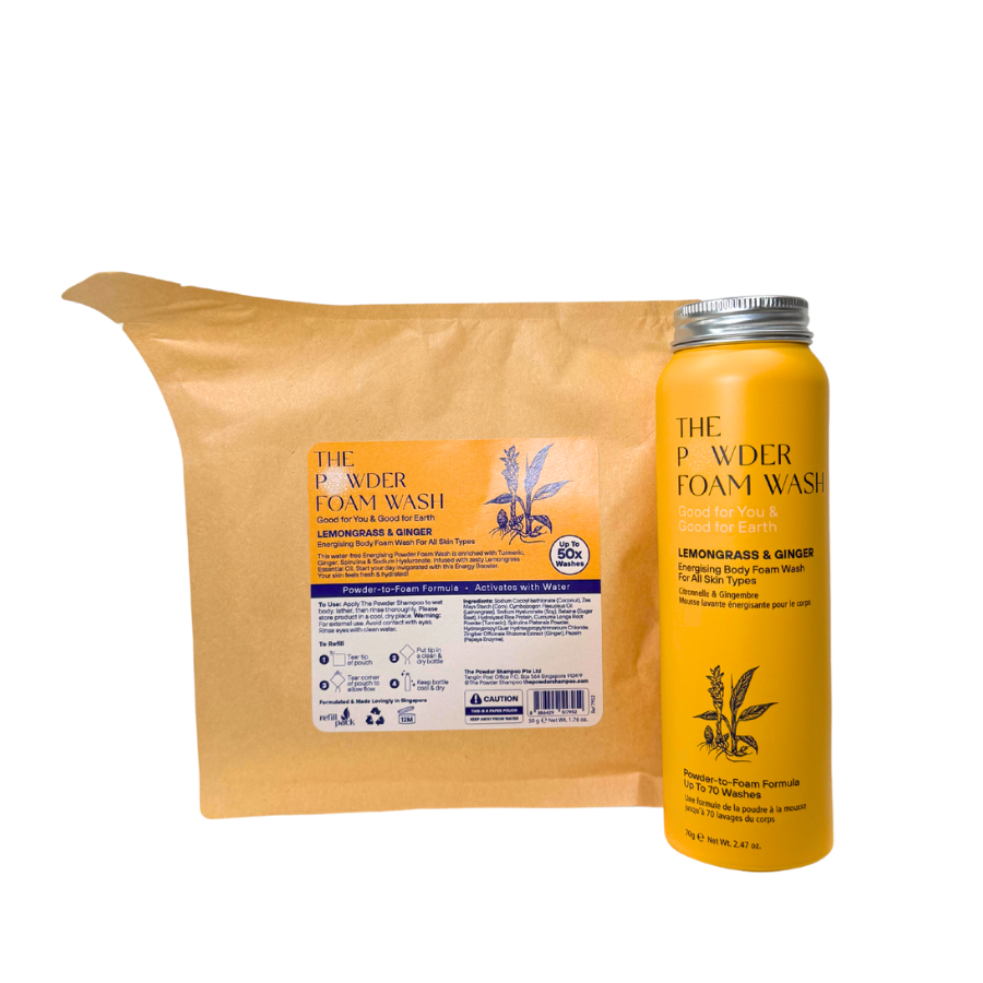 Bundle - Energising Body Wash For All Skin Types (70g) + Refill Pack