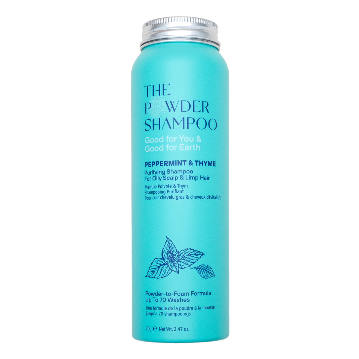 Purifying Powder Shampoo For Oily Scalp &amp; Limp Hair (70g)