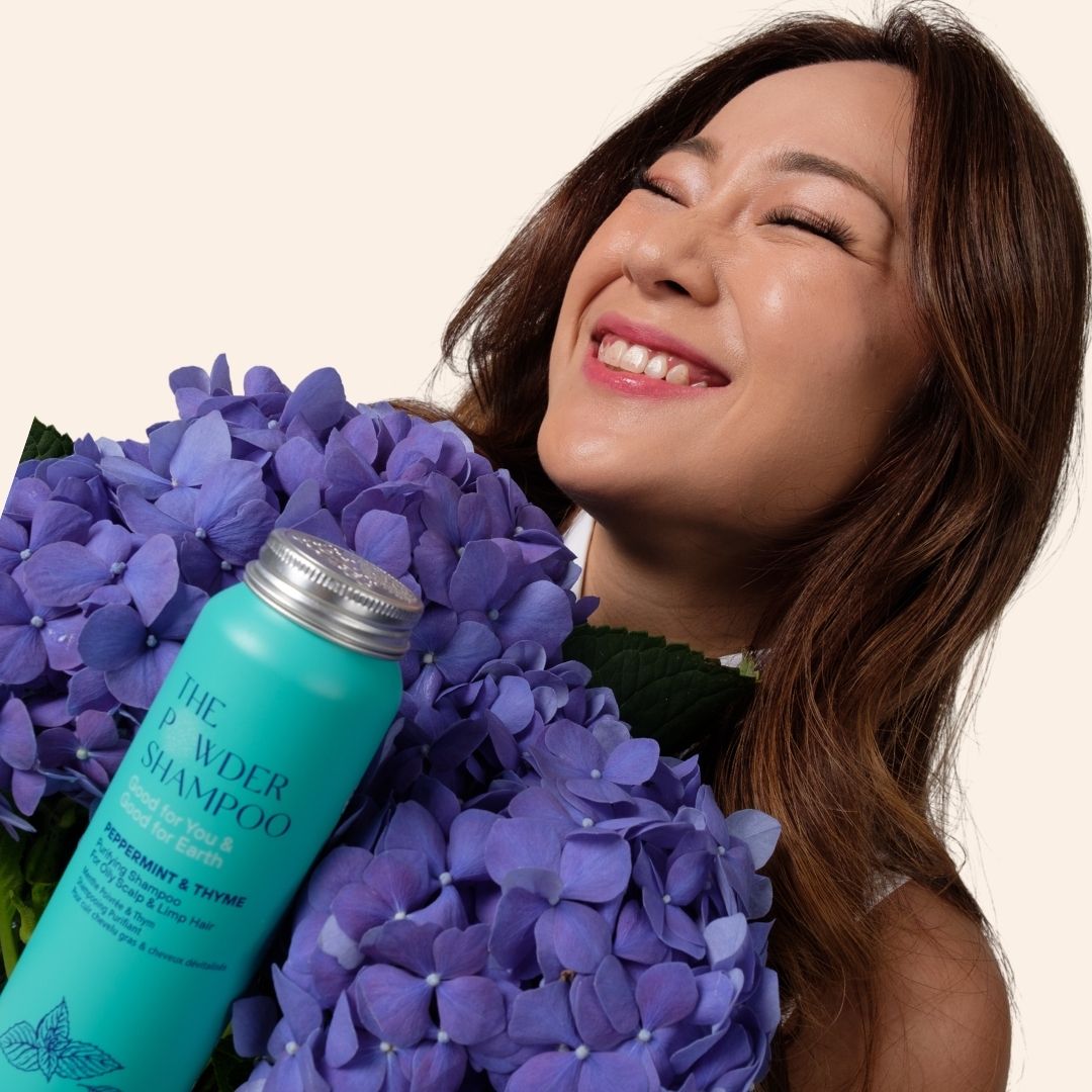 Bundle - Purifying Powder Shampoo For Oily Scalp &amp; Limp Hair (70g) + Refill Pack