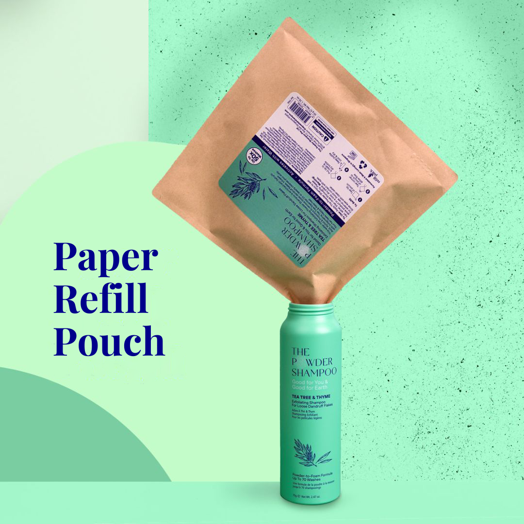 Exfoliating Powder Shampoo For Anti-Dandruff Scalp Refill pack)