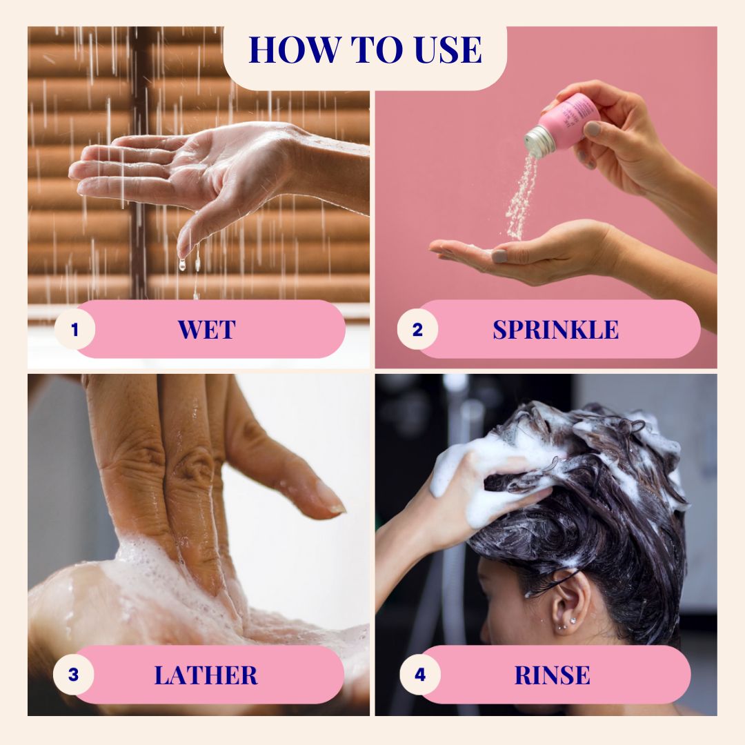Hydrating Powder Shampoo For Dry &amp; Fragile Hair (20g)