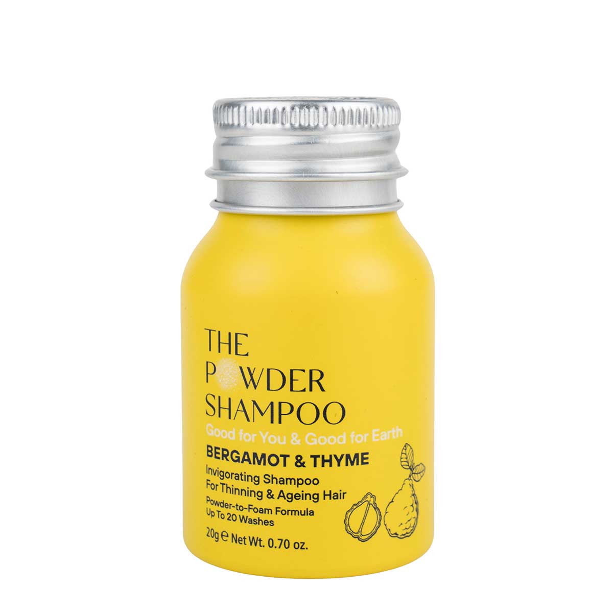 Invigorating Powder Shampoo For Thinning &amp; Ageing Hair (20g)